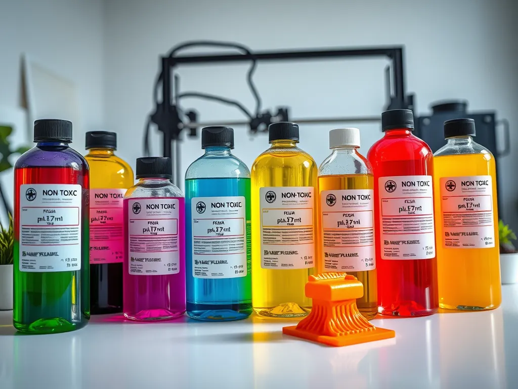 The Benefits and Features of Non-Toxic 3D Printer Resins